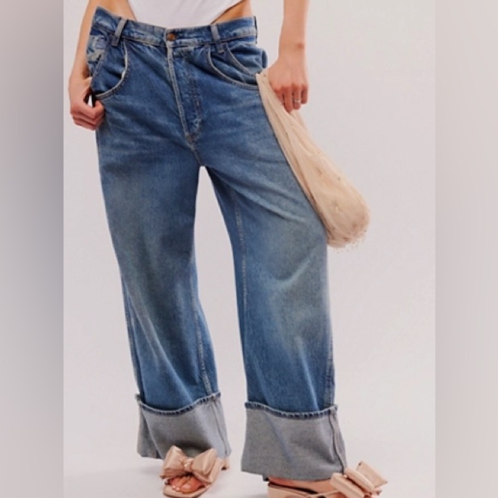 We The Free Final Countdown Cuff Leg Jeans